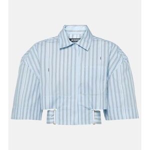 Jacquemus Les Sculptures “La Chemise Courte Bari” – Blue (Size L)